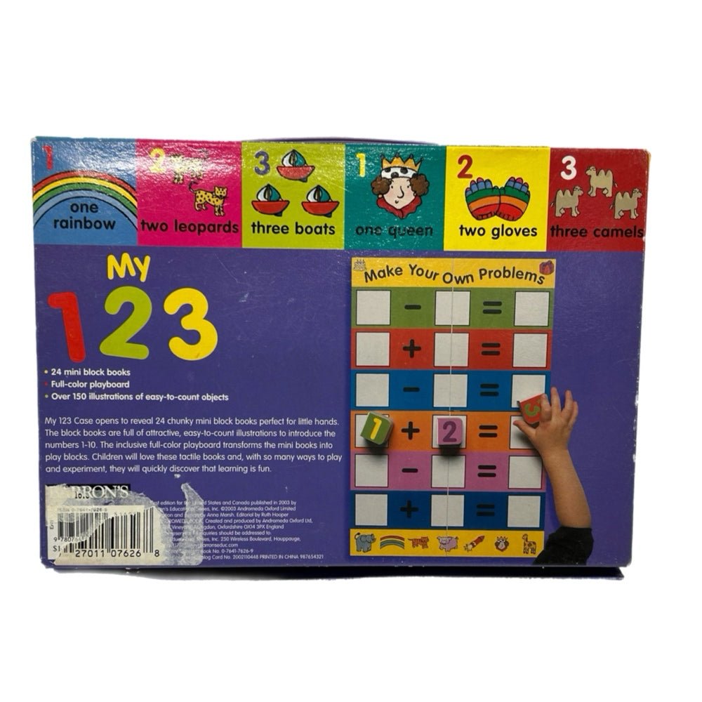 My 123 Mini Block Book Set Early Learning Counting and Numbers! | Finer Things Resale