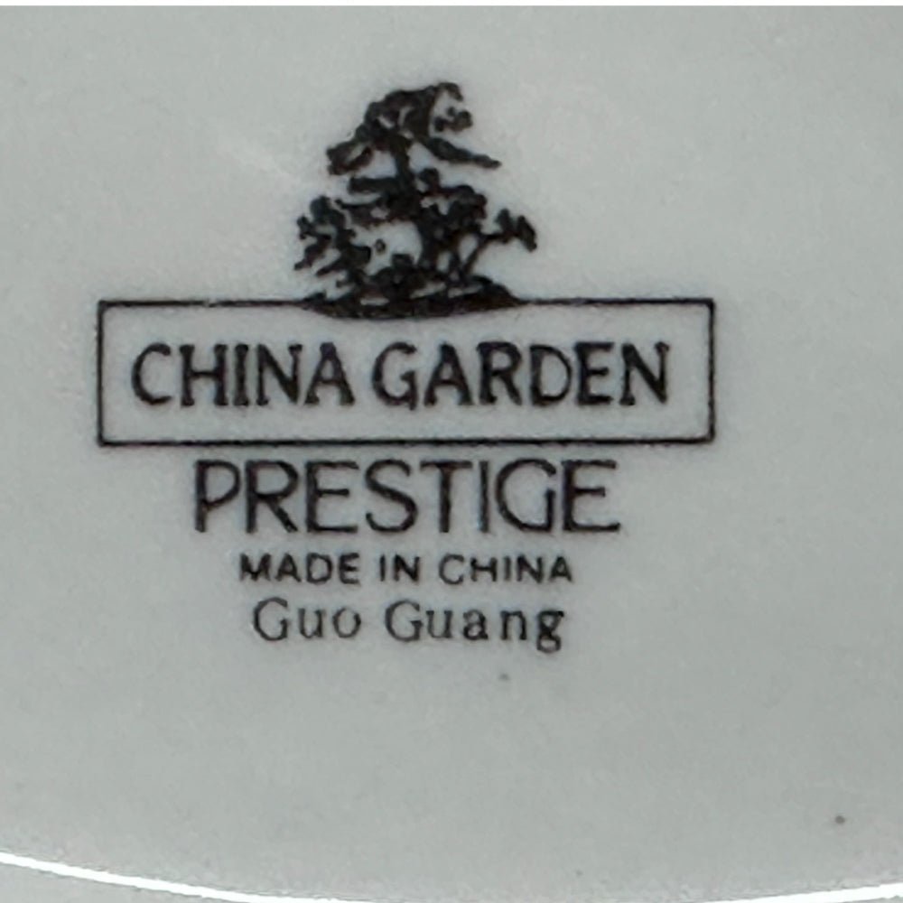China Garden by Prestige gravy boat with underplate VINTAGE | Finer Things Resale