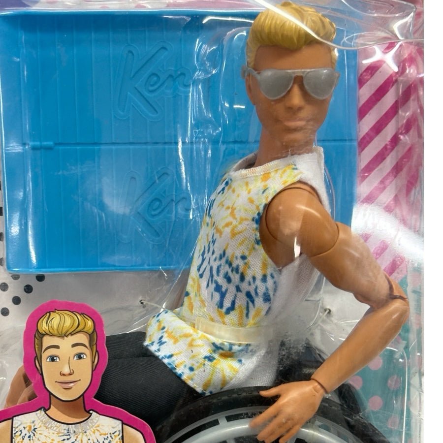 Barbie Fashionistas Ken #167 Wheelchair with Ramp GWX93 2020 New Damaged Box | Finer Things Resale