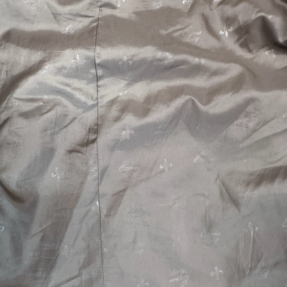 Express leather long trench coat SIZE MEDIUM VINTAGE 1990'S | Finer Things Resale