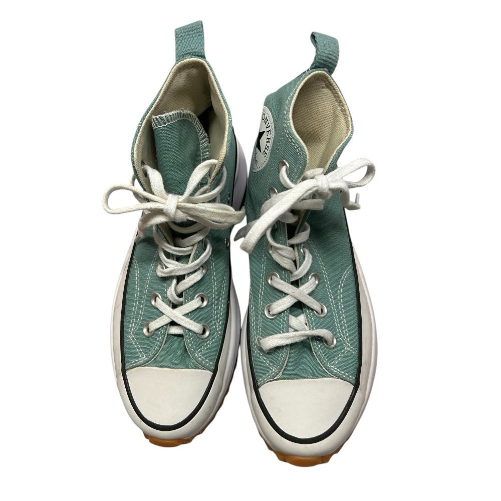 Converse Run Star Hide Platform High Top Jade Sneakers Shoes UNISEX W 7.5 / M 6 | Finer Things Resale