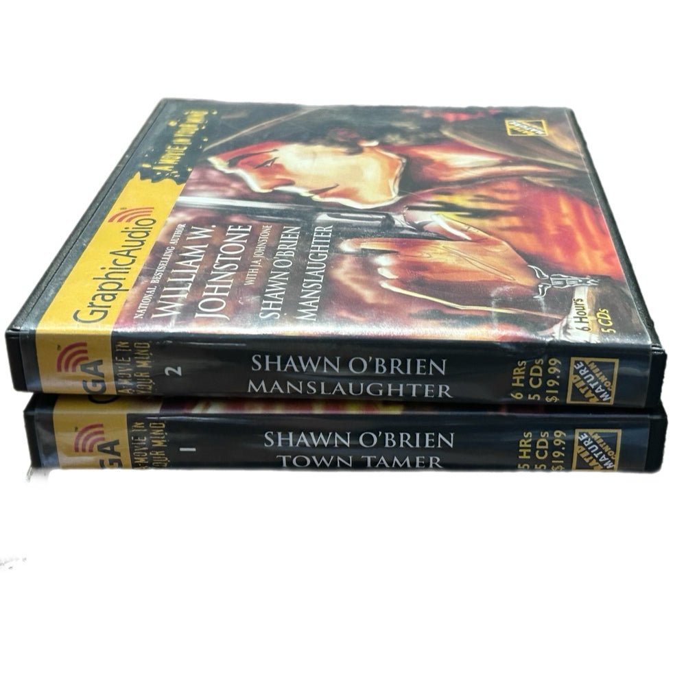 Shawn O'Brien William W. Johnstone GraphicAudio CD #1 Town Tamer #2 Manslaugter | Finer Things Resale