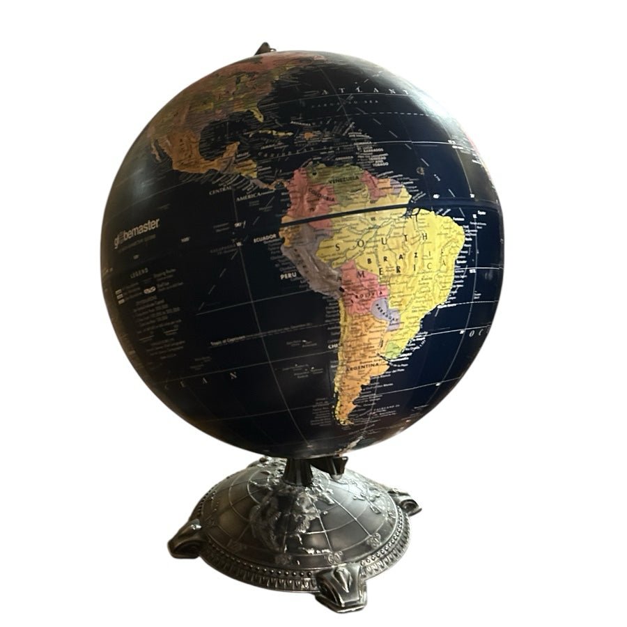 Replogle Globemaster 12" World Globe with metal base VINTAGE 1990's | Finer Things Resale