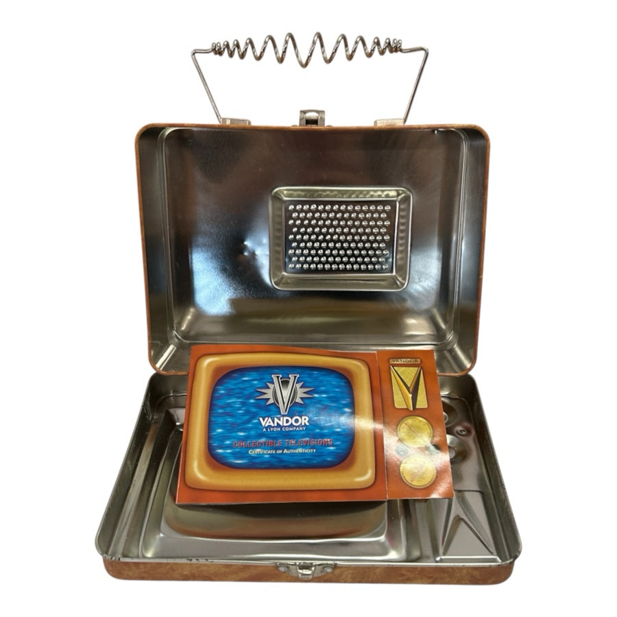 1999 Bewitched Samantha TV Shaped Metal Lunch Box Tin Vandor Vintage Collectible