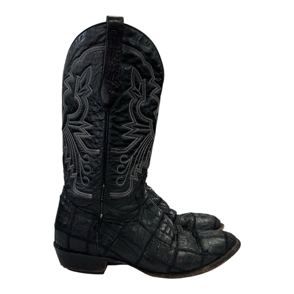 Corral Western Cowboy Alligator Boots Almond Tod MENS SIZE D 340117 | Finer Things Resale