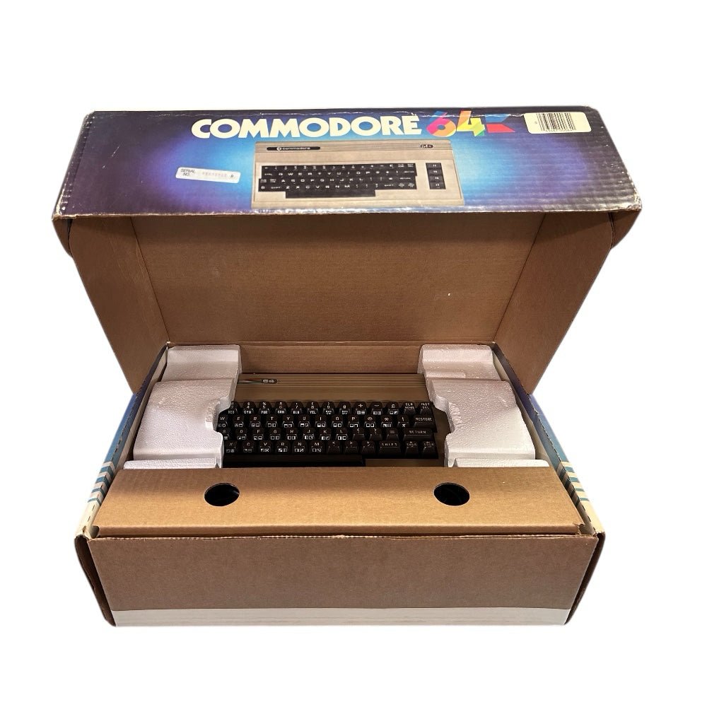 Commodore 64 Personal Computer with power cord in Original Box Matching SN | Finer Things Resale