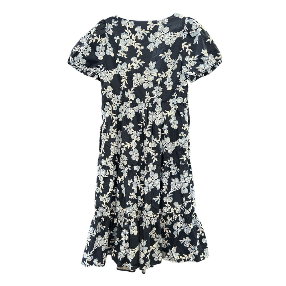 J Crew Midi floral print short sleeve dress SIZE 10 NWT!