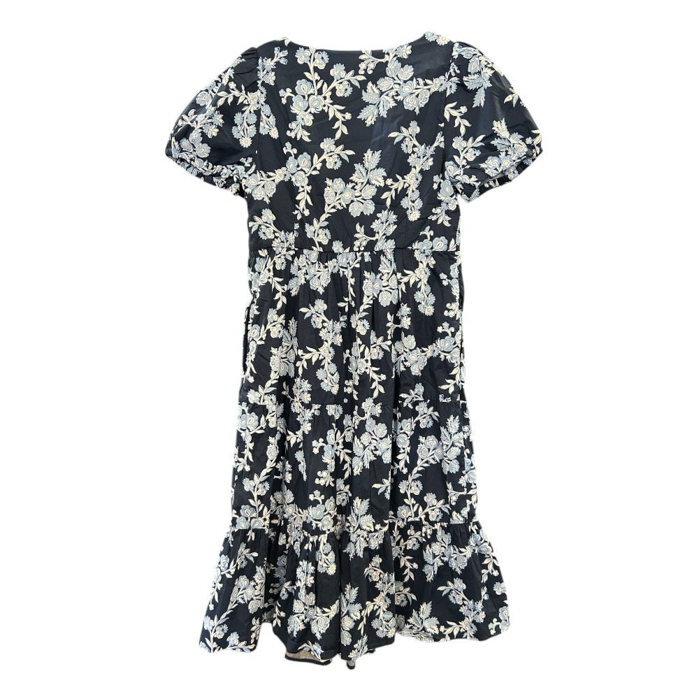 J Crew Midi floral print short sleeve dress SIZE 10 NWT! | Finer Things Resale