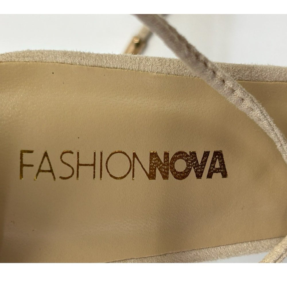 Fashion Nova Hi Heel Strappy Sandals SIZE 7.5 | Finer Things Resale
