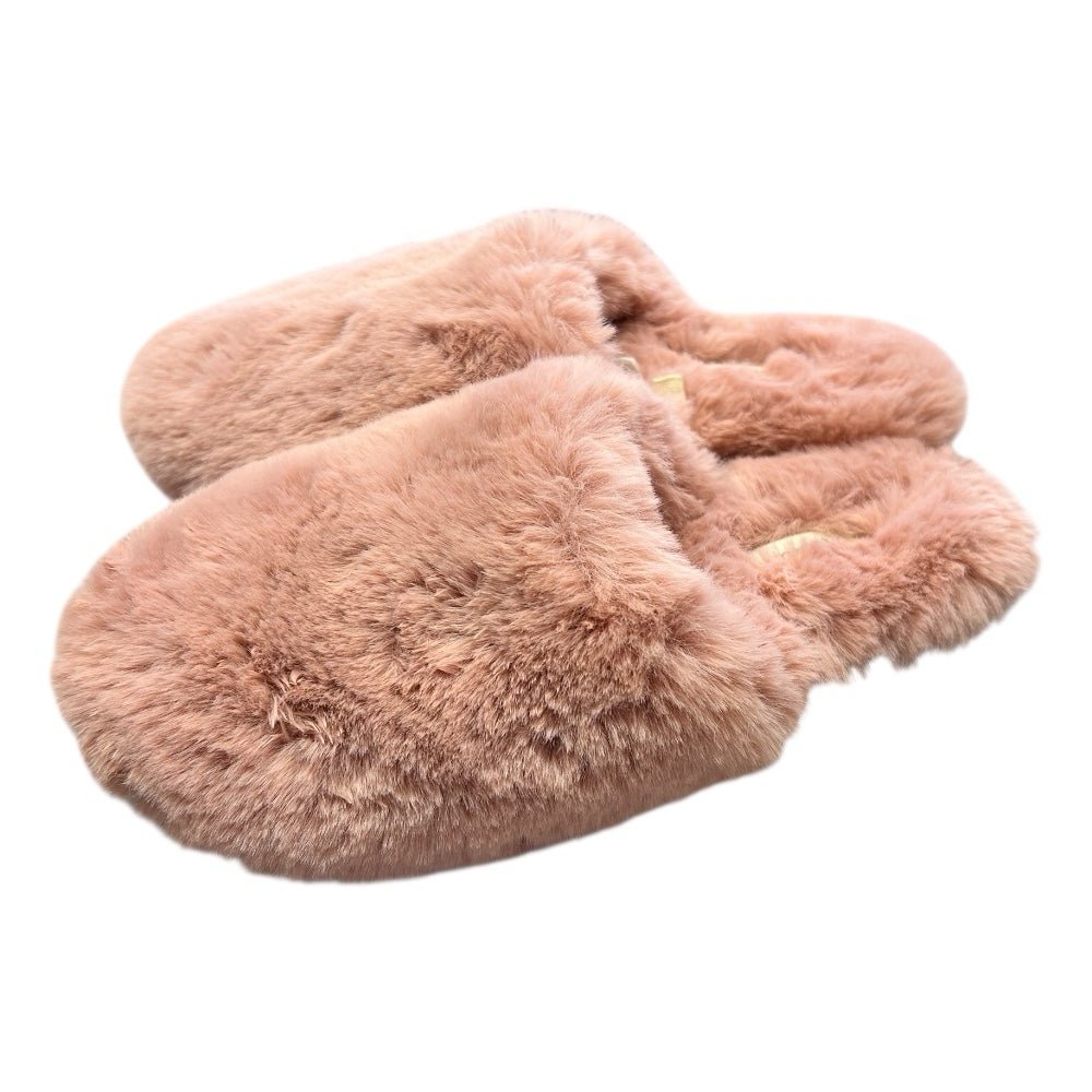Madewell fuzzy fur slipper house shoes SIZE 8 | Finer Things Resale