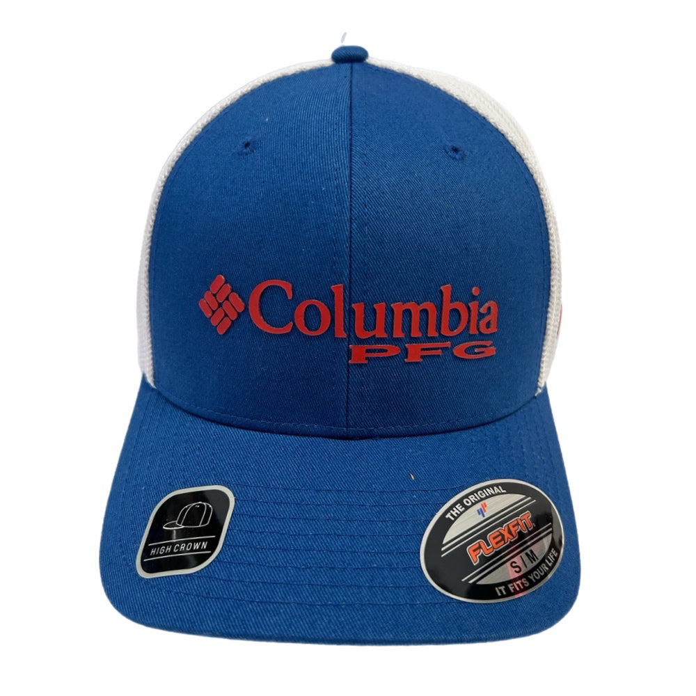 Columbia PFG USA High Crown FlexFit Mesh Back S/M NEW!