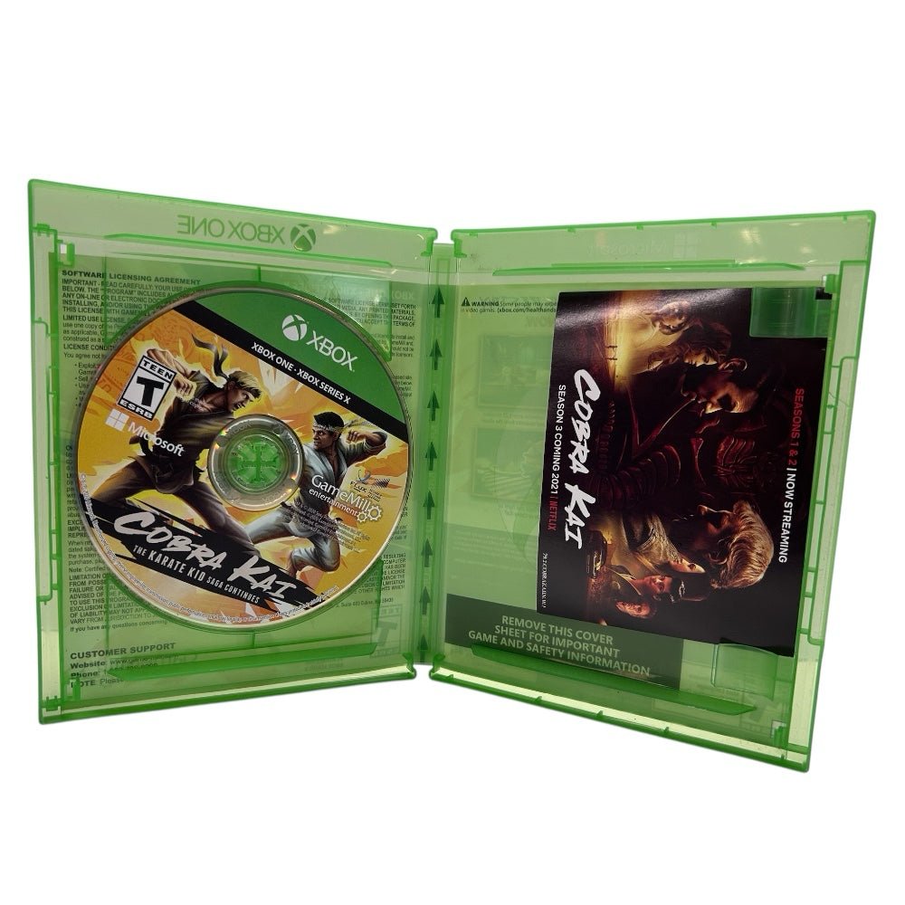 Cobra Kai: The Karate Kid Continues XBOX One Game Microsoft 2020 GameMill Teen | Finer Things Resale