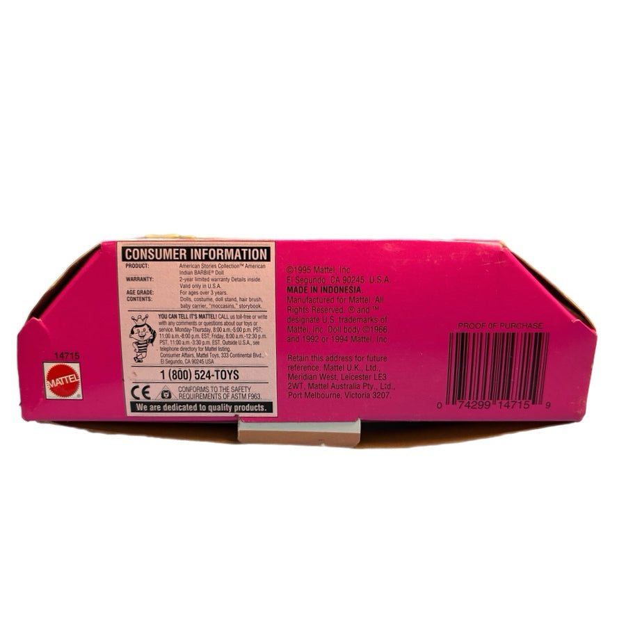 Barbie Native American Indian American Stories Doll 14715 Mattel 1995 NIB | Finer Things Resale