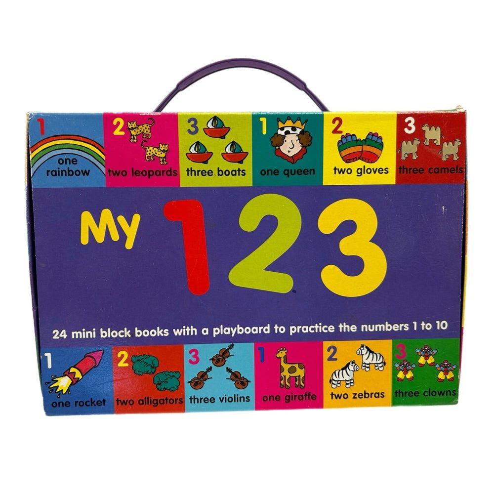 My 123 Mini Block Book Set Early Learning Counting and Numbers! | Finer Things Resale