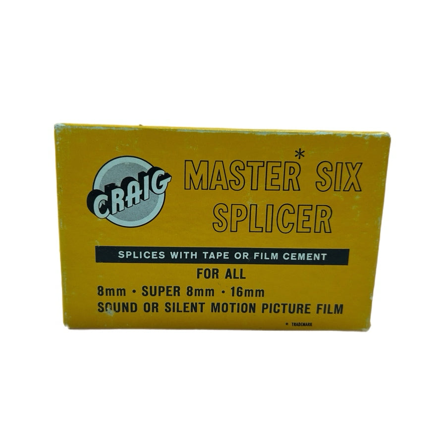 Craig Master Six Film Splicer 8mm Super 8 16mm + box and manual Kalart VINTAGE | Finer Things Resale