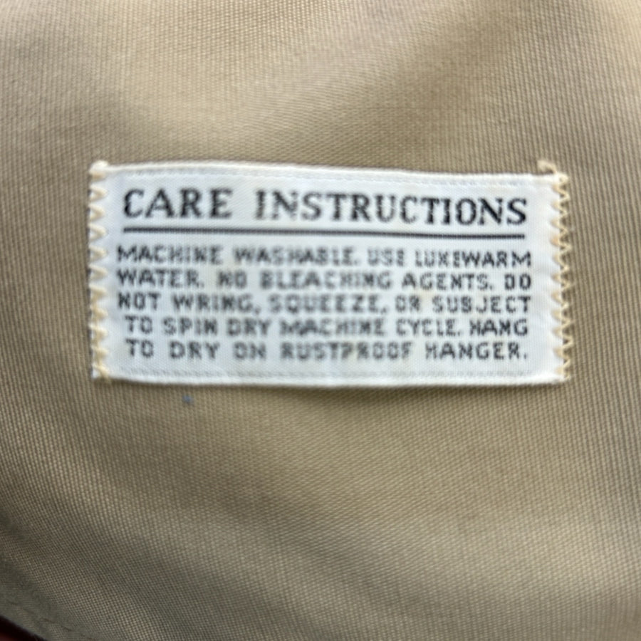 Vintage Campus All Weather Men's Car Overcoat Coat Size 40L 1960's Made in USA