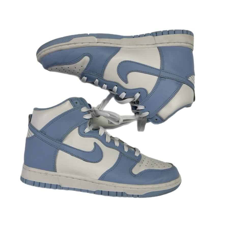 Nike Dunk High Aluminum White Blue Sneakers Shoes DD1869-107 Womens size 8