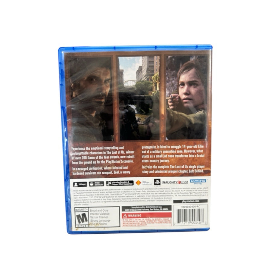 The Last of Us Part 1 Playstation 5 PS5 Game 2022 Complete Rated M 17+ | Finer Things Resale
