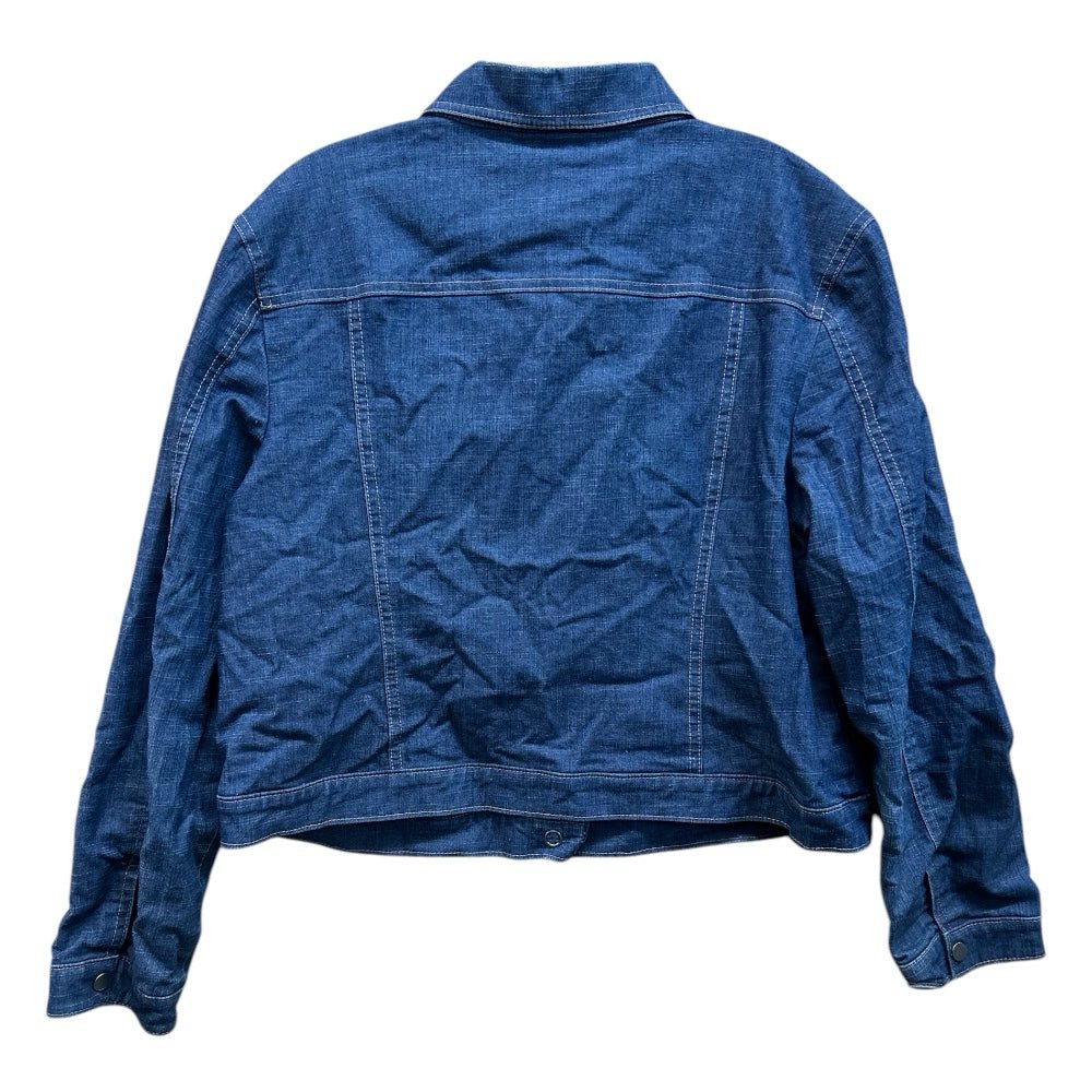 Napa Valley denim retro jacket SIZE LARGE | Finer Things Resale