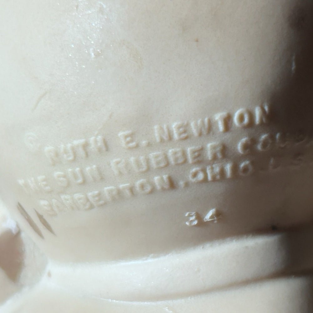 Sun Rubber Co Ruth E Newton Rubber Squeaky Kitten Cat Toy VINTAGE 1950s USA | Finer Things Resale