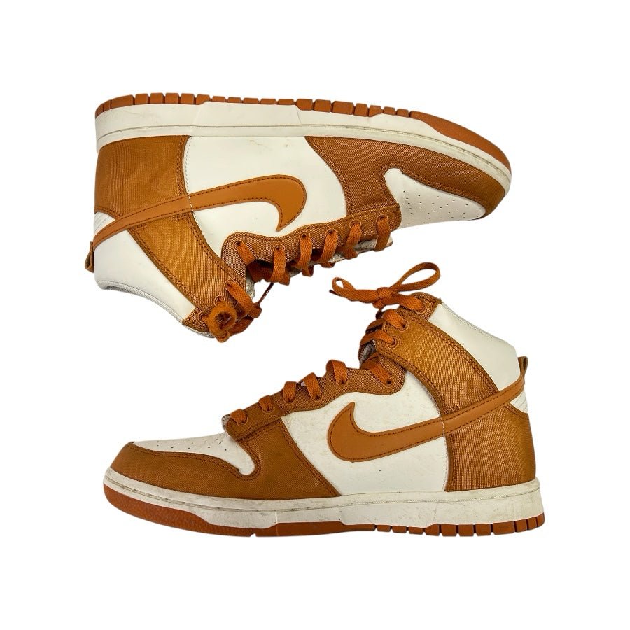 Nike Dunk High Retro SE Monarch Orange White Sneakers DV7223-800 Mens Size 10 | Finer Things Resale