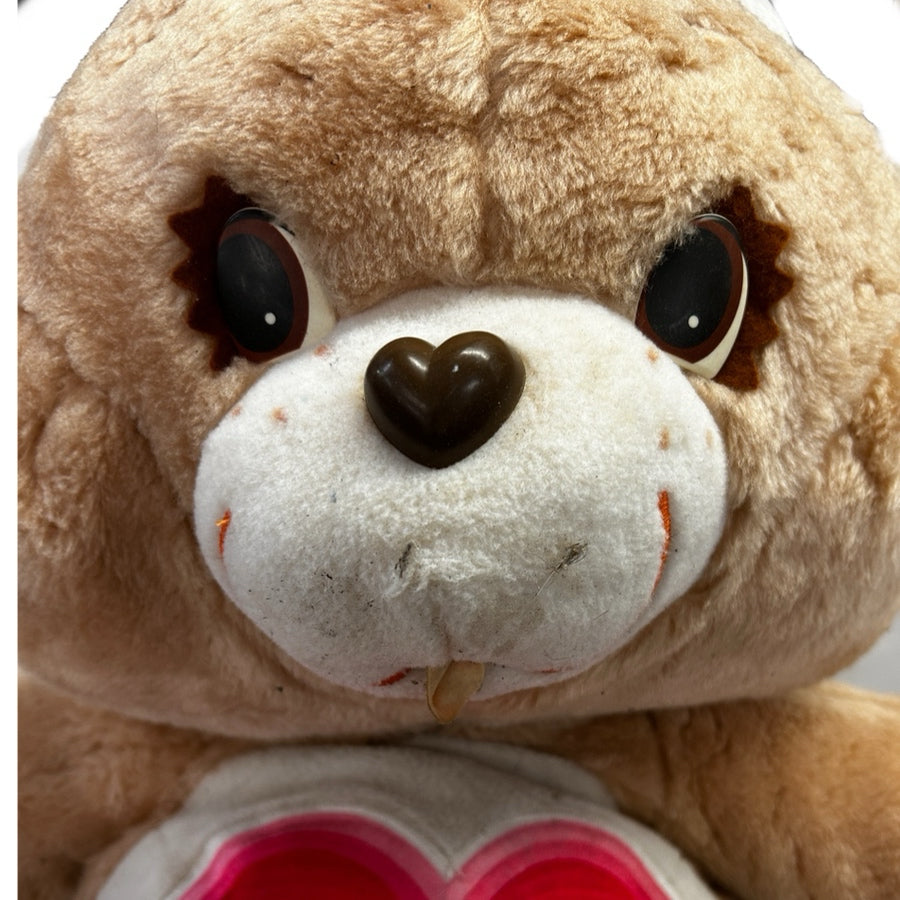 Kenner Care Bears Tenderheart Bear Jumbo 36" Plush Giant American Greetings 1984 | Finer Things Resale