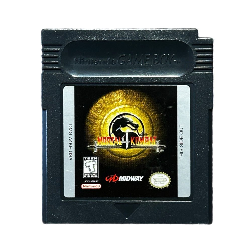 Mortal Kombat 4 Nintendo Game Boy GB game Rated T 1998 | Finer Things Resale