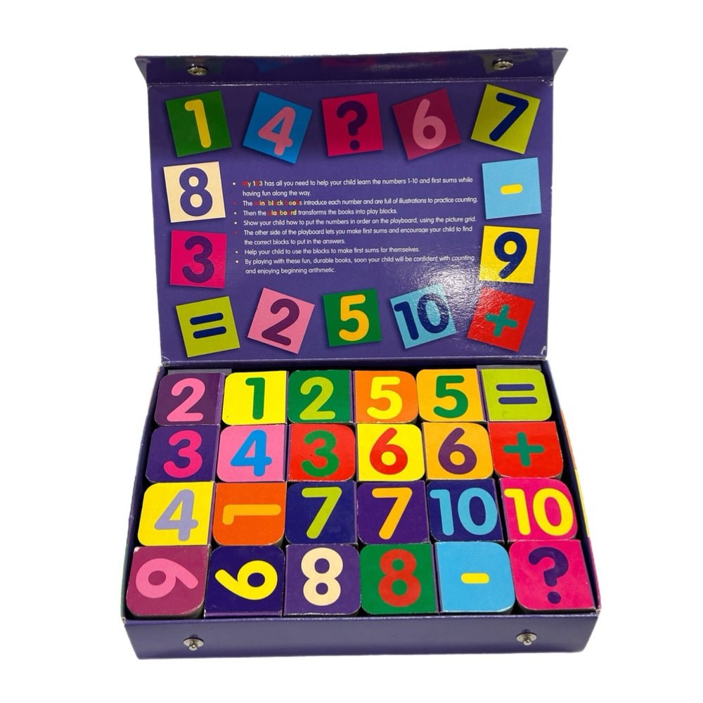My 123 Mini Block Book Set Early Learning Counting and Numbers! | Finer Things Resale