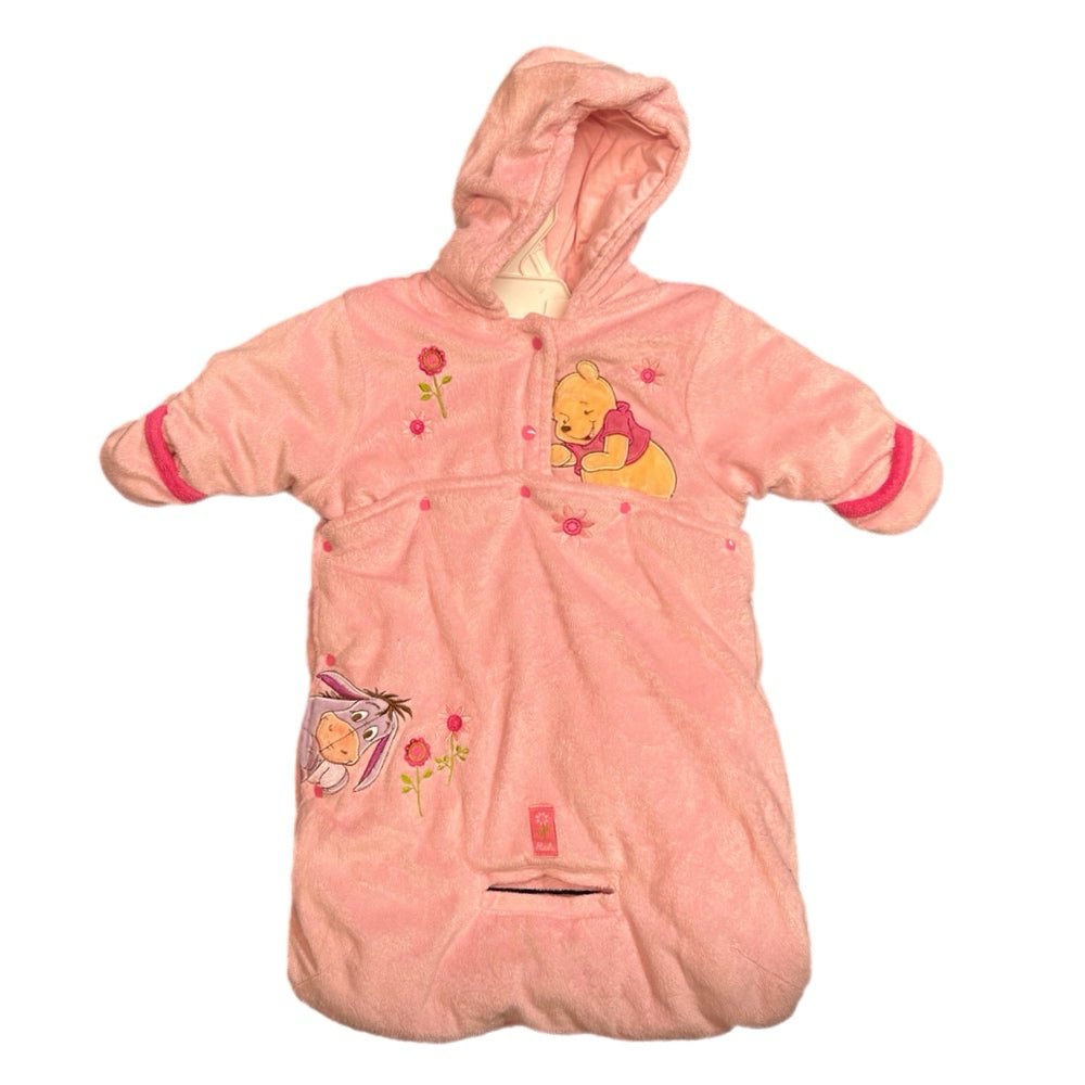 disney winnie the pooh car seat and stroller Disney Winnie the Pooh Winter carseat bunting S?IZE 0-3 MONTHS