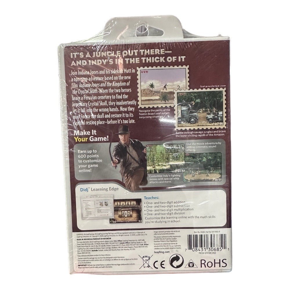 LeapFrog Didj Indiana Jones Math Facts BRAND NEW! | Finer Things Resale