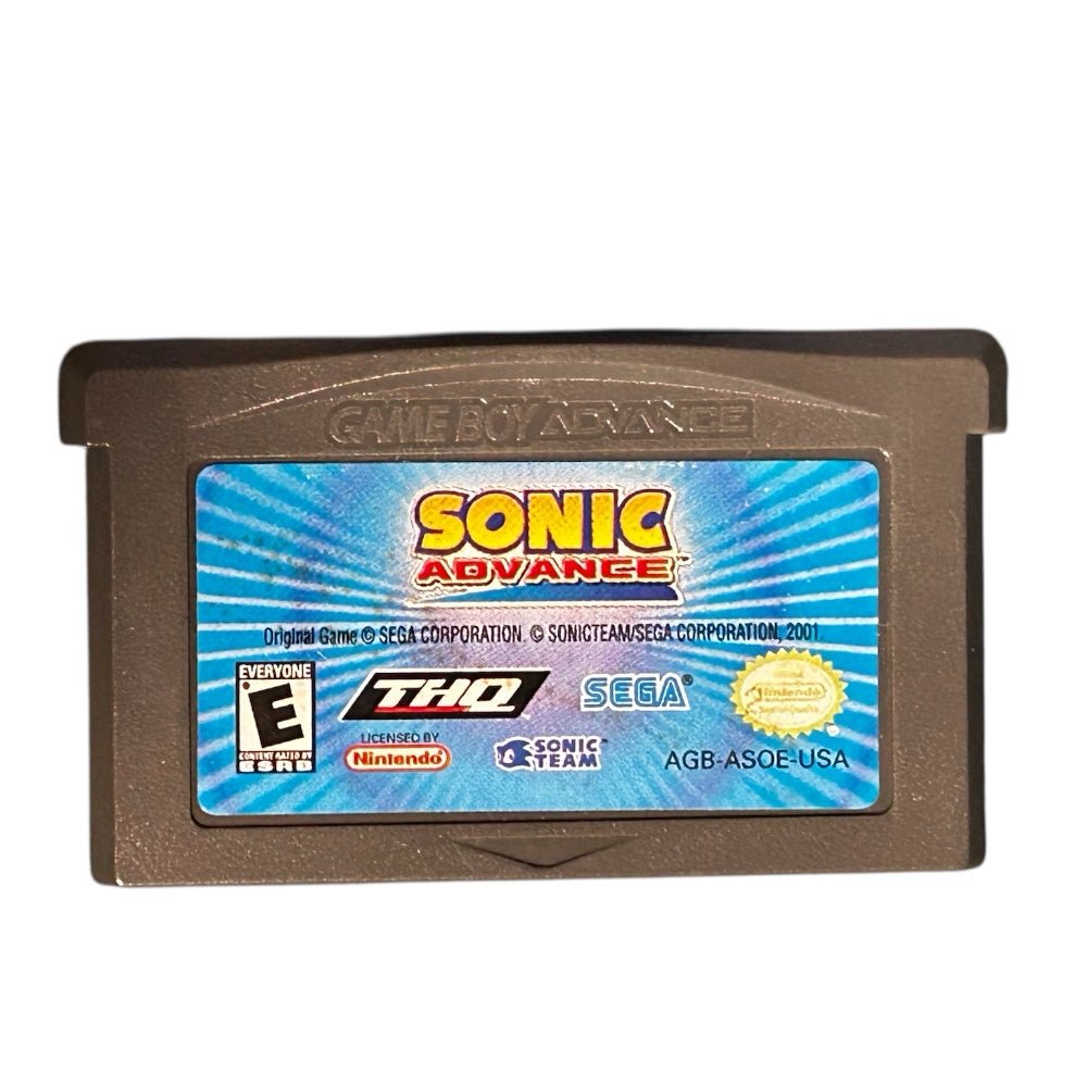 Sonic Advance Nintendo Game Boy Advance game 2001 Sega | Finer Things Resale