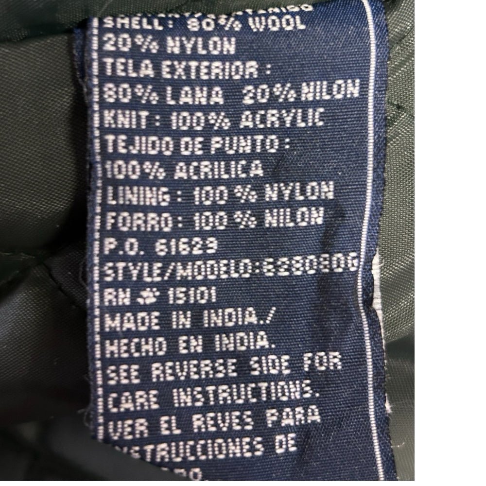 Bugle Boy Wool Coat XLARGE Vintage Retro 1990s Y2K | Finer Things Resale