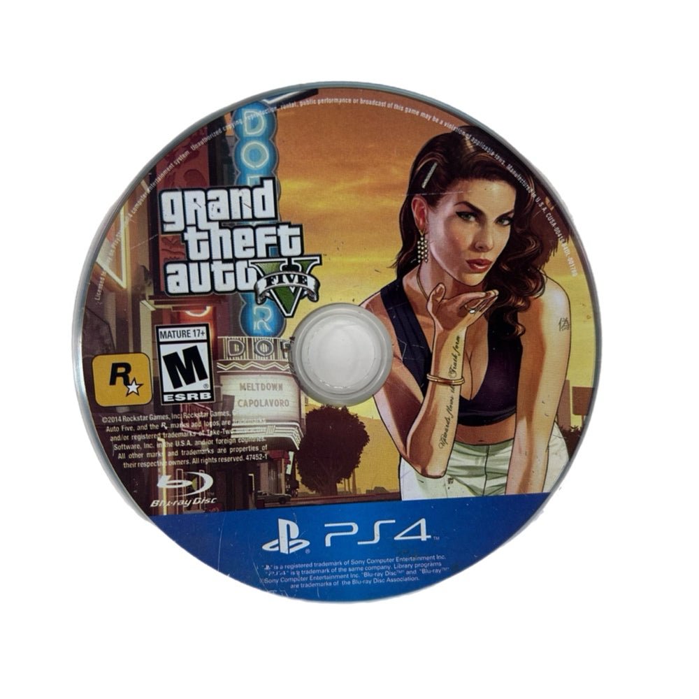 Grand Theft Auto V Sony Playstation 4 PS4 game 2014 | Finer Things Resale