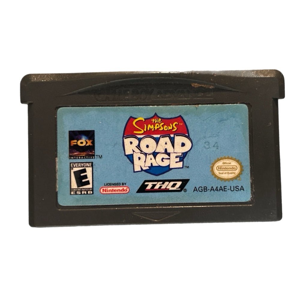 The Simpsons Road Rage Nintendo Game Boy Advance GBA game THQ 2007 Rated E VINTAGE | Finer Things Resale