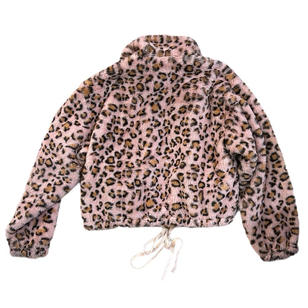 Know.One.Care Leopard print plush jacket coat SIZE MEDIUM NWT! | Finer Things Resale