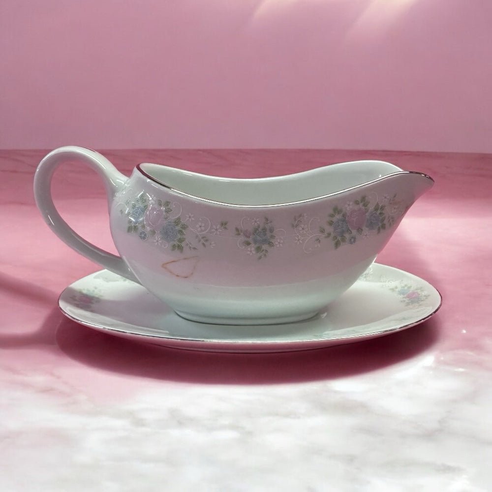 prestige gravy boat china garden underplate