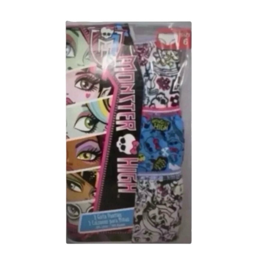 Monster High 3pk girls panties BRAND NEW SIZE 6 | Finer Things Resale