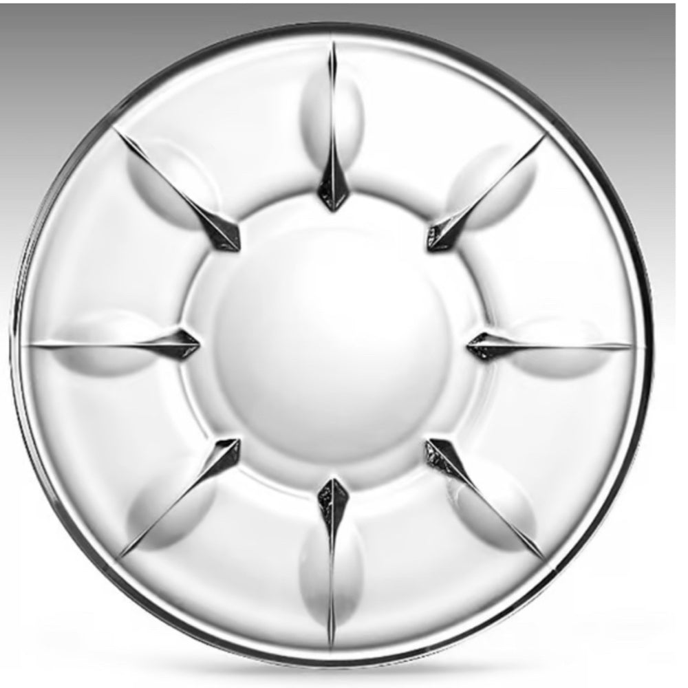 Gorham Hartfield 7" crystal dessert plates SET OF 4 BRAND NEW! | Finer Things Resale