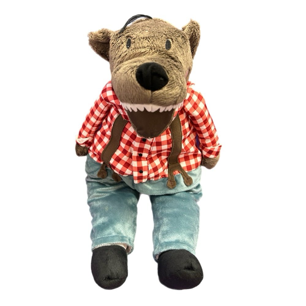 IKEA Lufsig Big Bad Wolf Plush Stuffed Animal Little Red Riding Hood 18" RETIRED | Finer Things Resale