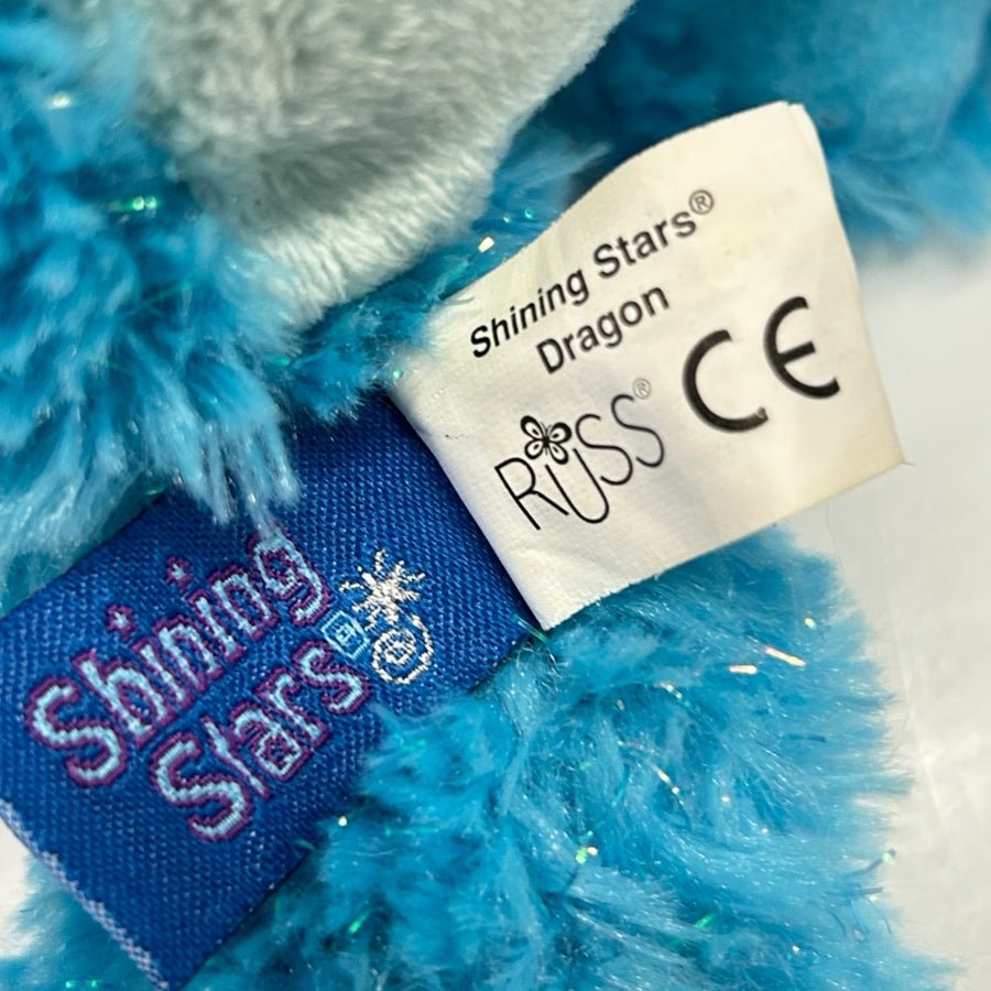 Russ Shining Blue Dragon Plush Stuffed Animal Toy 2006 | Finer Things Resale