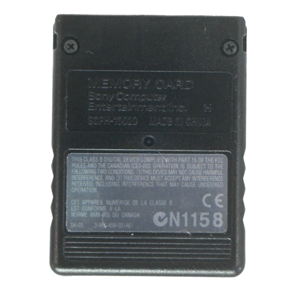 Sony Playstation 2 PS2 8MB MagicGate Memory Card BLACK with original packaging | Finer Things Resale