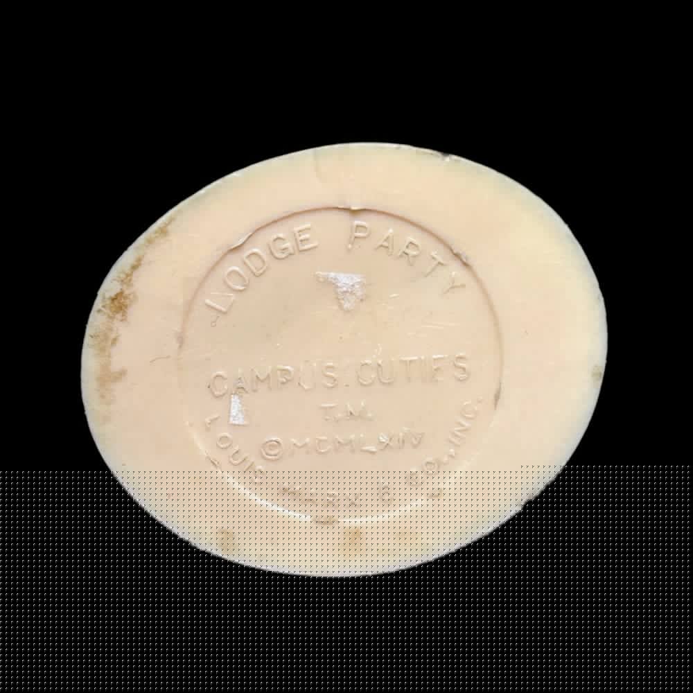 Louis Marx Campus Cuties Lodge Party figure unpainted VINTAGE 1964 MCMLXIV | Finer Things Resale