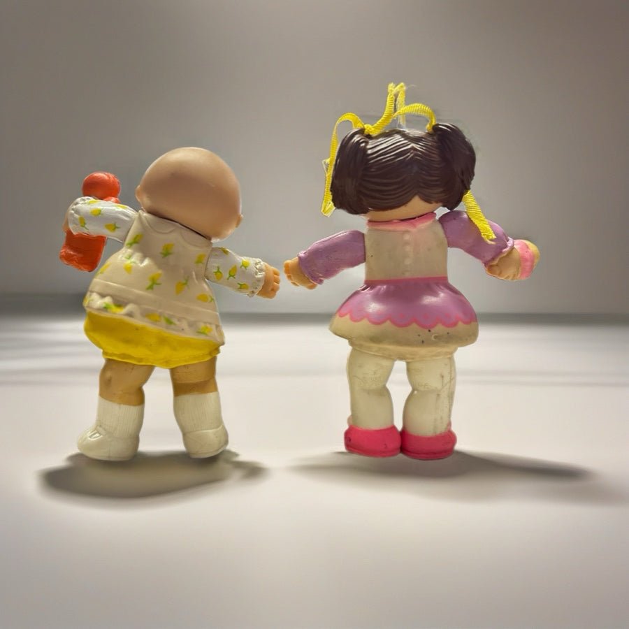 Cabbage Patch Kids CPK PVC Mini Figures Lot of 2 Girl Dolls VINTAGE 1984 | Finer Things Resale