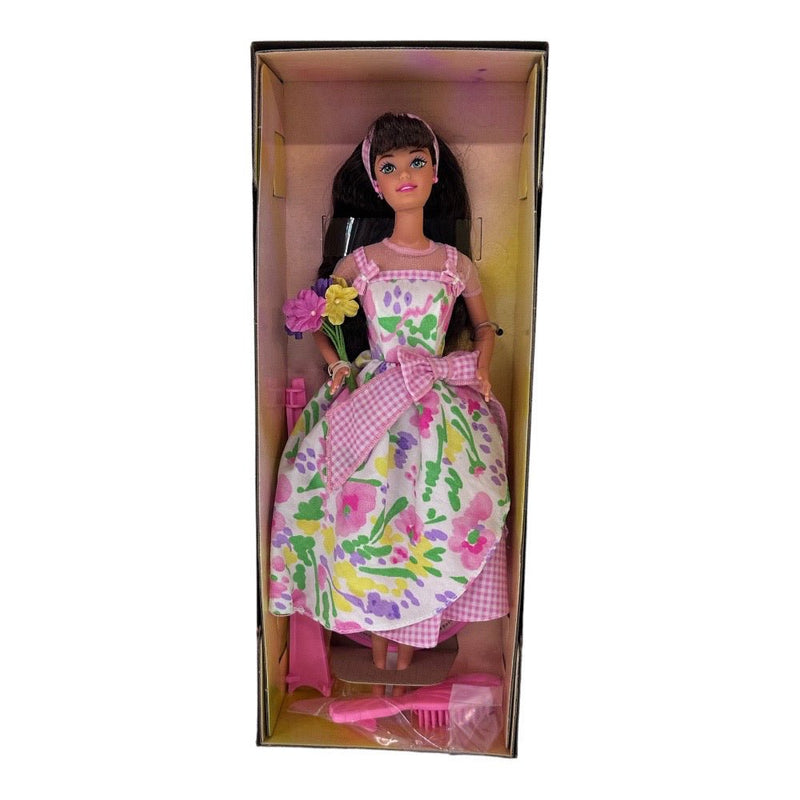 Avon Spring Petals Barbie Doll Brunette Special Edition Mattel VINTAGE 1997 | Finer Things Resale