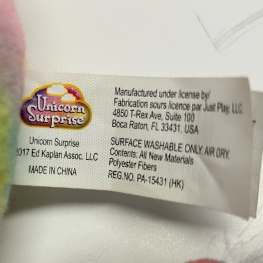 Unicorn Surprise Skyla with 3 babies Rainbow Plush Stuffed Animal | Finer Things Resale