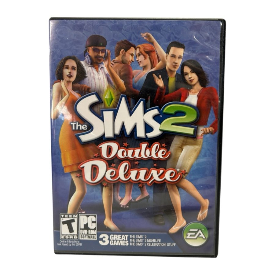 The Sims 2 Double Deluxe PC DVD-ROM 3 games EA Complete with manual 2008 | Finer Things Resale