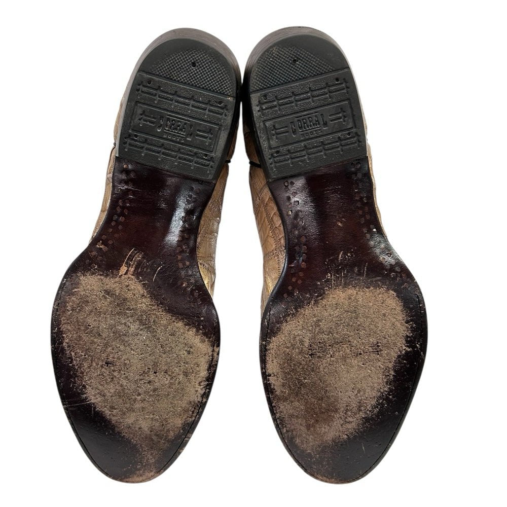 Corral Boots Exotic Alligator Inlay Cowboy Western Boots SIZE 11 D | Finer Things Resale