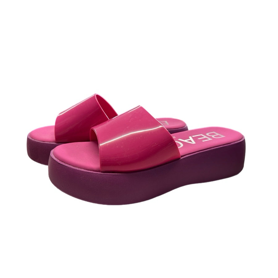 Beach by Matisse Solar Platform Slide Sandals SIZE 9 | Finer Things Resale