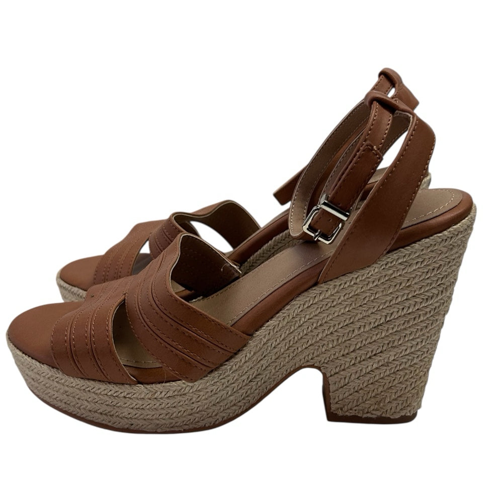 Torrid Cutout Espadrille Platform Sandals SIZE 8.5 W