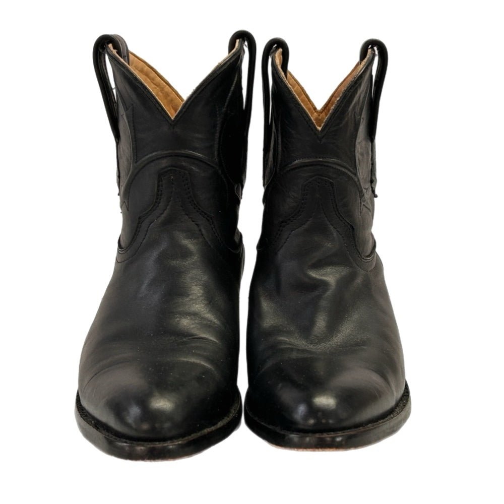 JRC & Sons Mid-Calf Leather Cowboy Boots SIZE 8B | Finer Things Resale